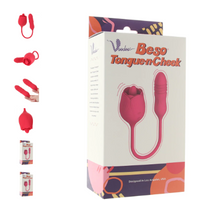 Beso Tongue-n-Cheek Dual Stimulator