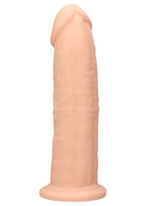 RealRock 7.5" Silicone Dildo in Flesh