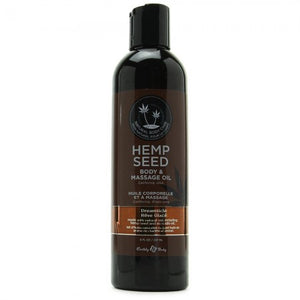 Hemp Seed Massage & Body Oil 8oz/236ml in Dreamsicle