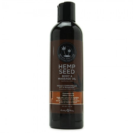 Hemp Seed Massage & Body Oil 8oz/236ml in Dreamsicle