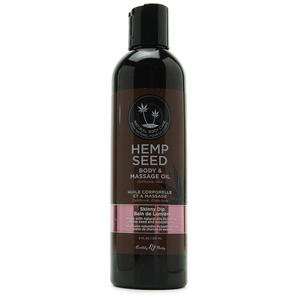 Hemp Seed Massage Oil- Skinny Dip 8 oz