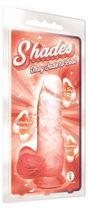 Shades 6 inch Jelly Dildo Coral