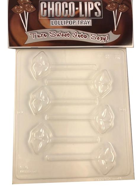 Choco Lips Lollipop Tray