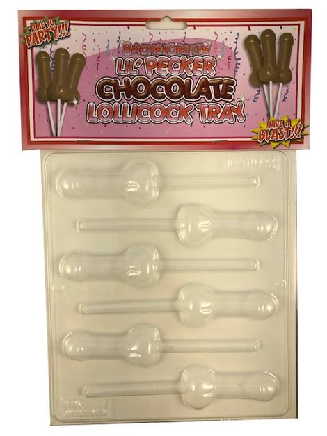 Lil Pecker Chocolate Lollipop Tray