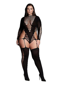 Copy of Kalyke XXIII - Bodystocking with Turtleneck - Plus Size