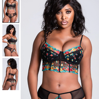 In Bloom Longline Bra Set SIZE SMALL