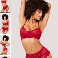 RED Deeper Connection Bra Set SIZE M