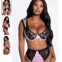 PINK Tone Down High Waisted Bra Set