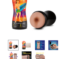 Loverboy - The Surfer Dude - Self Lubricating Stroker - Beige