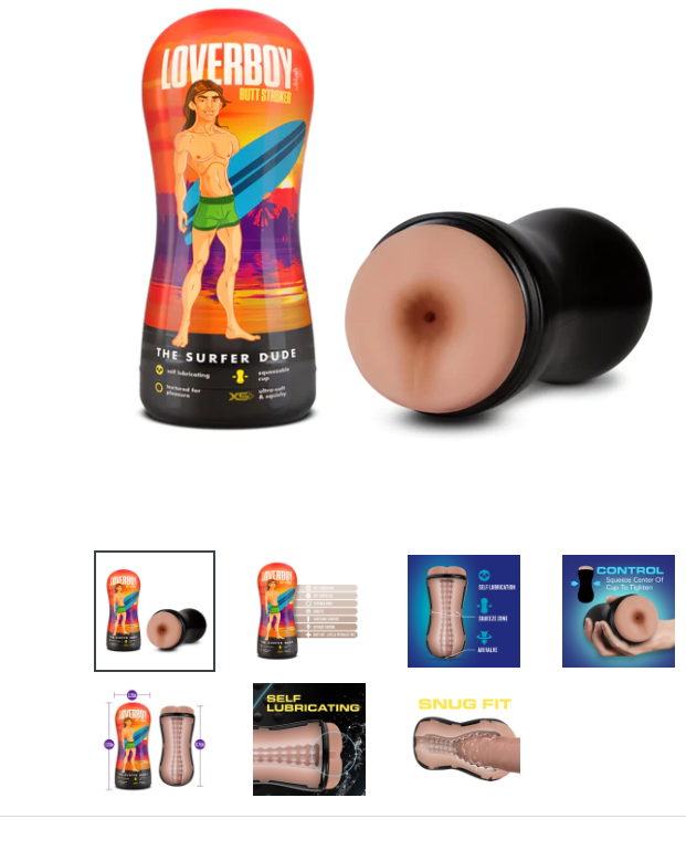 Loverboy - The Surfer Dude - Self Lubricating Stroker - Beige