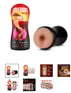 Loverboy - Cowboy - Self Lubricating Stroker - Beige