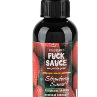 CalExotics – Fuck Sauce – Water-Based Lubricant – Strawberry - 2oz/60ml