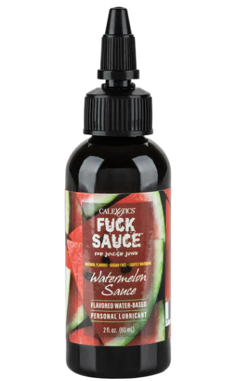 CalExotics – Fuck Sauce – Water-Based Lubricant – Watermelon - 2oz/60ml