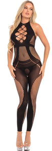 On Rails Footless Bodystocking in M/L