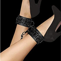 Luxury Ankle Cuffs in Black