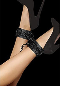 Luxury Ankle Cuffs in Black
