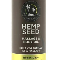 Hemp Seed Beach Daze Massage Oil