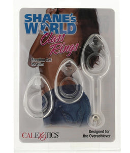 Shane's World Class Rings Erection Set in Clear