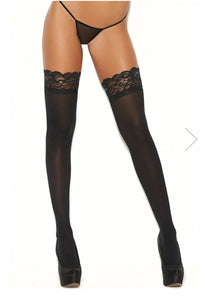 I Go Wild Opaque Thigh Highs in OS