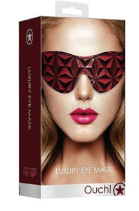 Ouch! Luxury Eye Mask in Burgundy