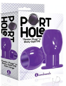 Port Holes Peeker Plug in Purple