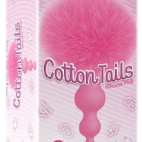 Cotton Tails Silicone Plug in Pink