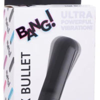 Bang! 10X Rechargeable Vibrating Metallic Bullet - Black