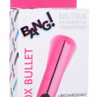 Bang! 10X Rechargeable Vibrating Metallic Bullet - Pink