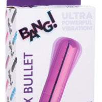 Bang! 10X Rechargeable Vibrating Metallic Bullet - Purple