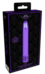 Royal Gems - Shiny Rechargeable ABS Bullet - Purple