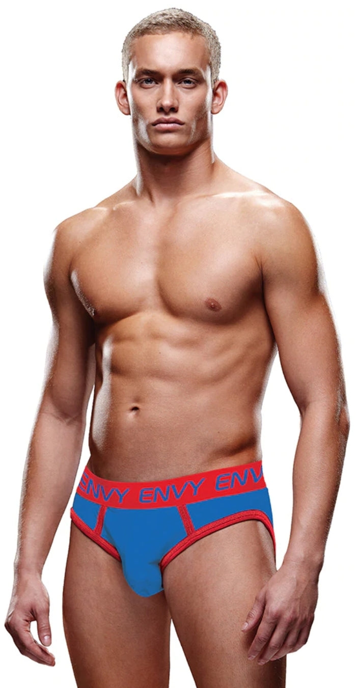 Neon Blue and Red Jock in M/L