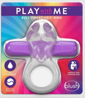 Play With Me Bull Vibrating C-Ring in Assorted Colours
