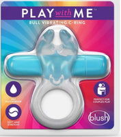 Play With Me Bull Vibrating C-Ring in Assorted Colours
