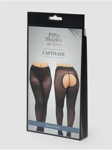 Fifty Shades of Grey Captivate Spanking Tights Black OS