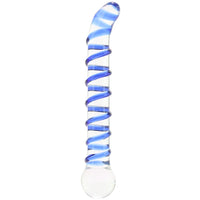 Mr. Swirly 6.5" G-Spot Glass Dildo