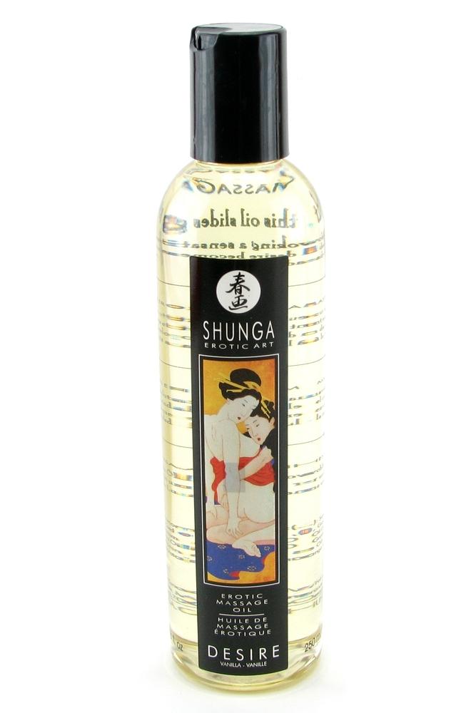 Shunga Massage Oil in Desire