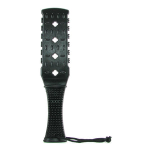 Textured Rubber Paddle in Black