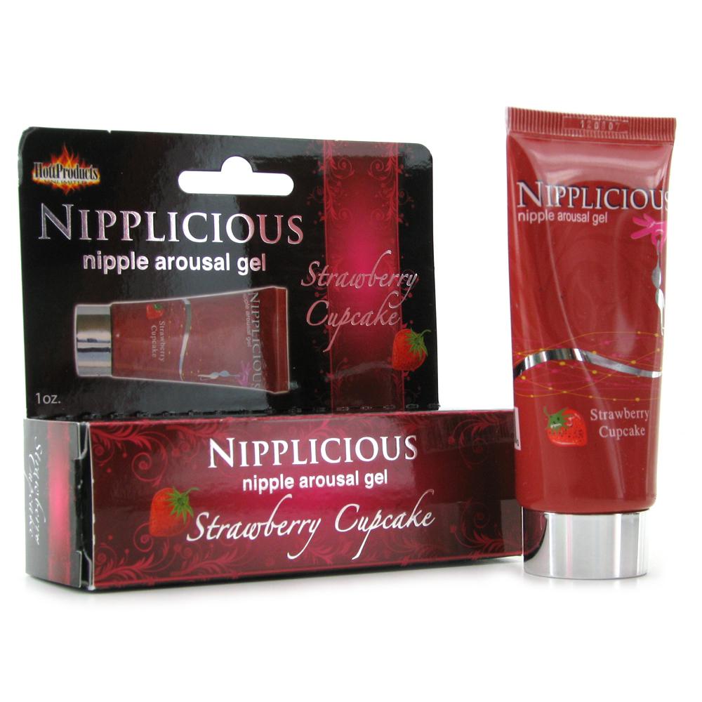 Nipplicious Arousal Gel 1oz/29ml in Strawberry Cupcake