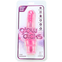 Glow Dicks 8" The Banger Vibe in Pink