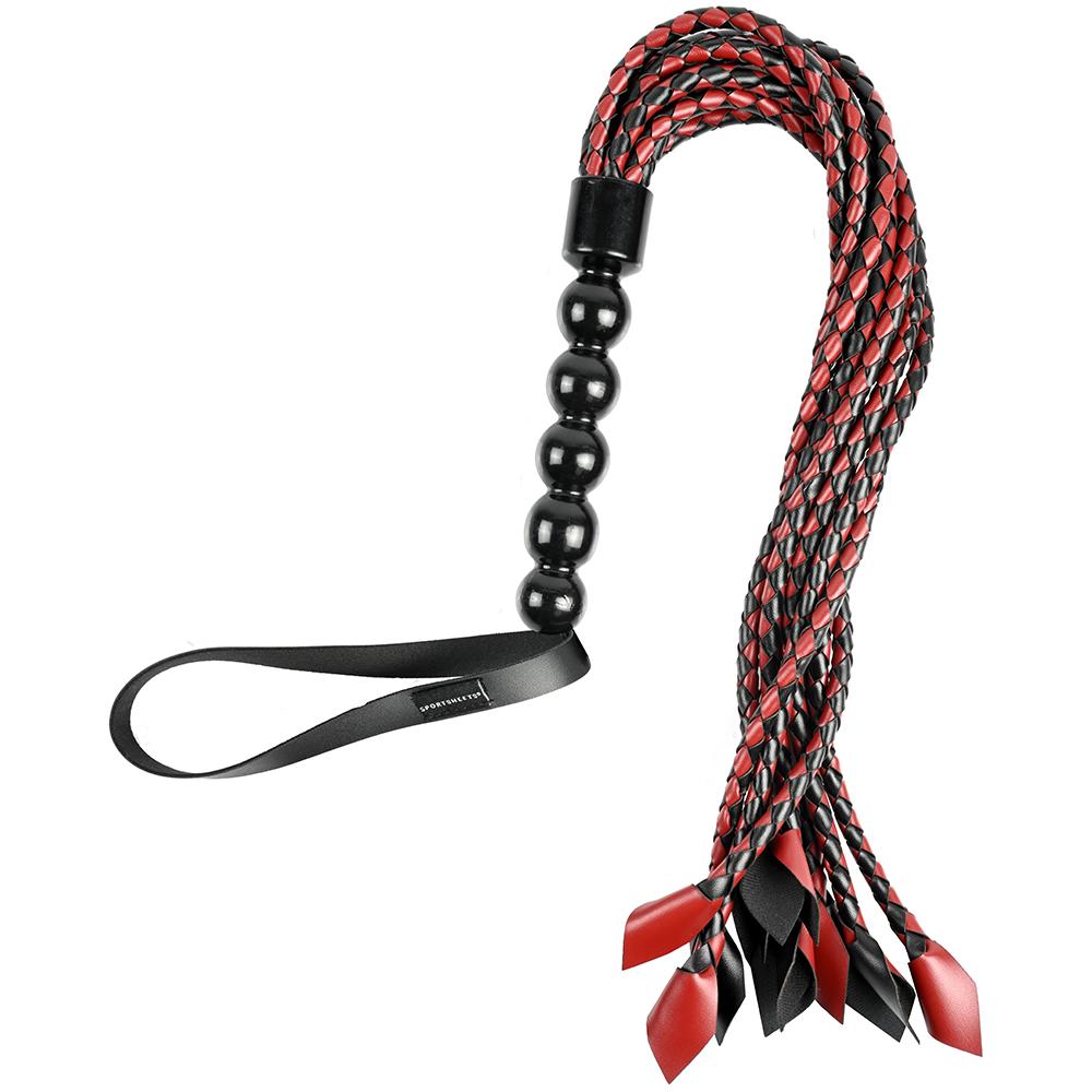 Saffron Braided Flogger Sportsheets