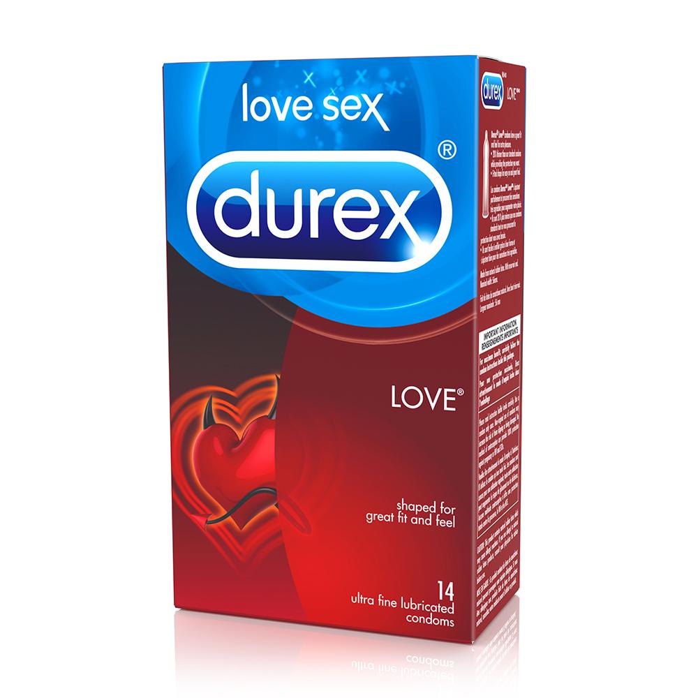Durex Love Lubricated Condoms in 14 Pack