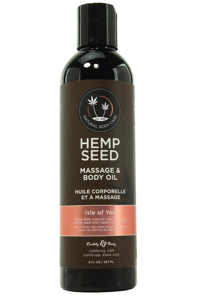 Hemp Seed Massage Oil 8oz in Isle Of You