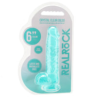 RealRock 6 Inch Realistic Ballsy Dildo in Turquoise