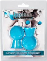 Nippless Silicone nipple suckers blue
