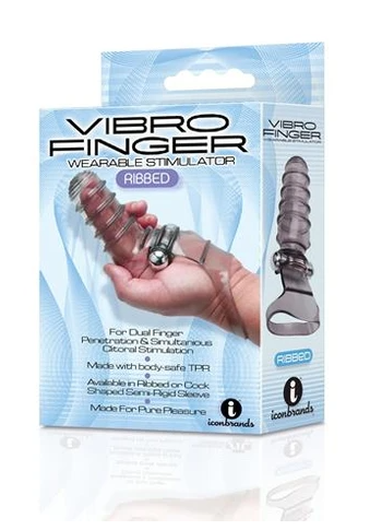 Vibro Finger Ribbed 